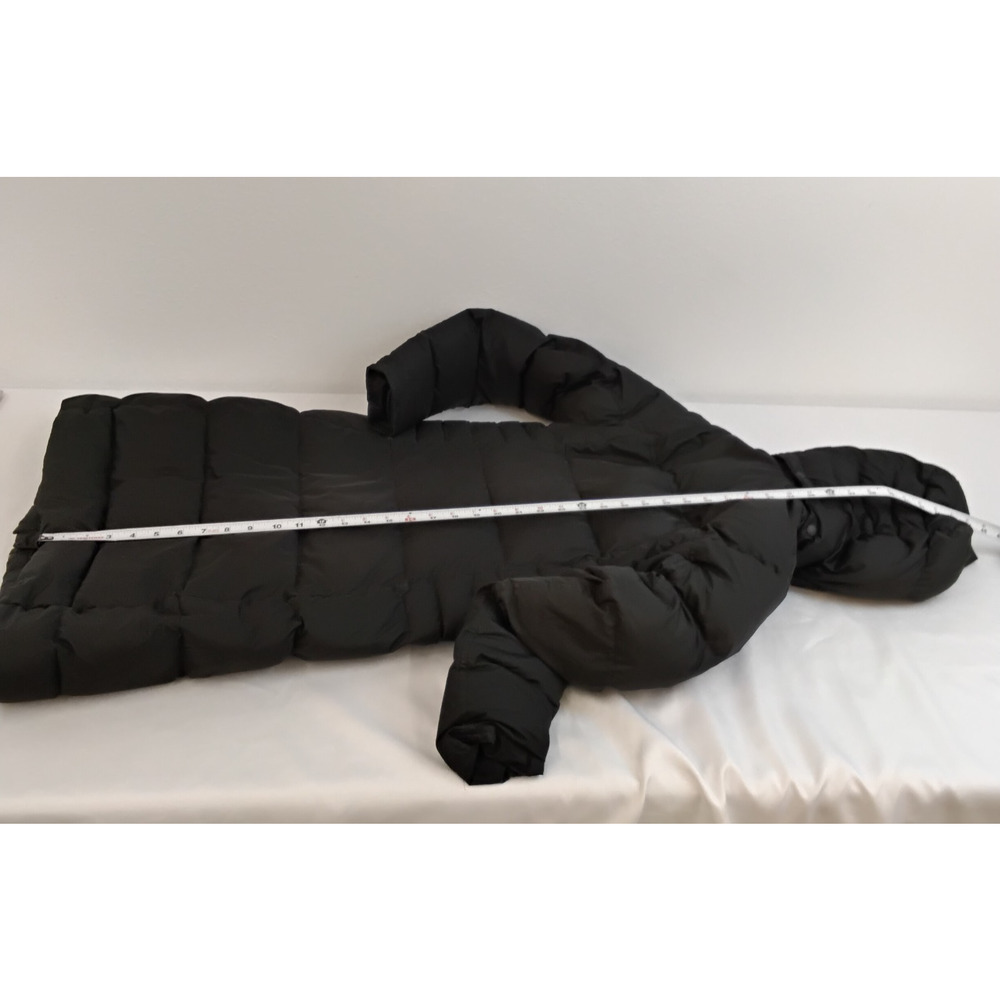 Patagonia Down Parka Women's S Black Hooded Puffer Long - Picture 13 of 14